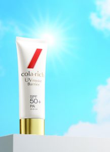 国内最高レベルの紫外線カット力 Spf50 Pa 肌にやさしい 日焼け止め コラリッチ Uvモイスト バリア 3月1日新発売 ニュース キューサイ 企業サイト